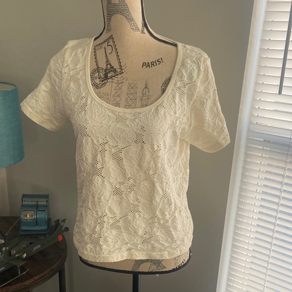 NWTTorrid Cream Lace Blouse size -2 -18/20